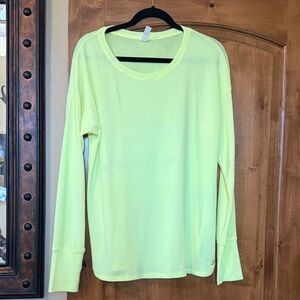 Ideology Bright Yellow Long Sleeve Top